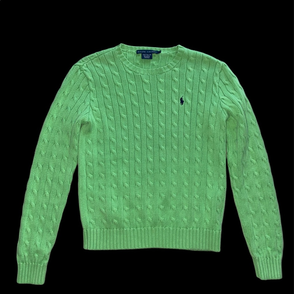 Polo cable knit